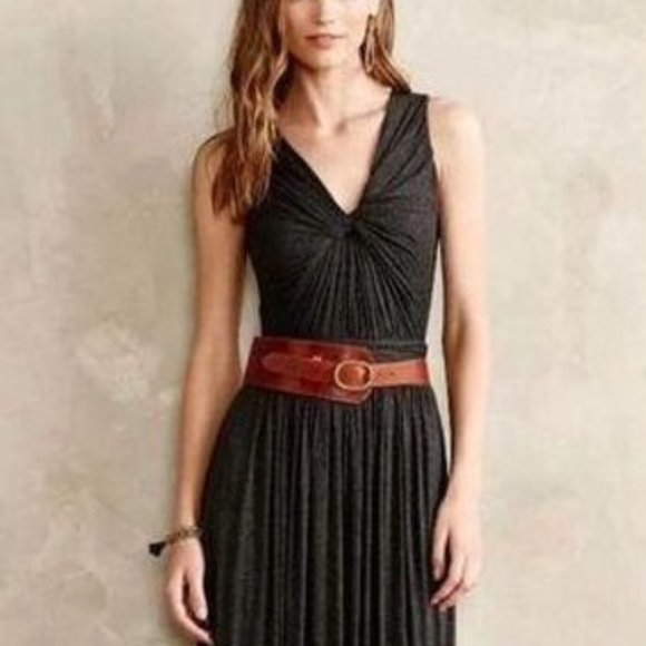 Bailey 44 Grey Maxi Dress with Twist Top - Picture 1 of 8